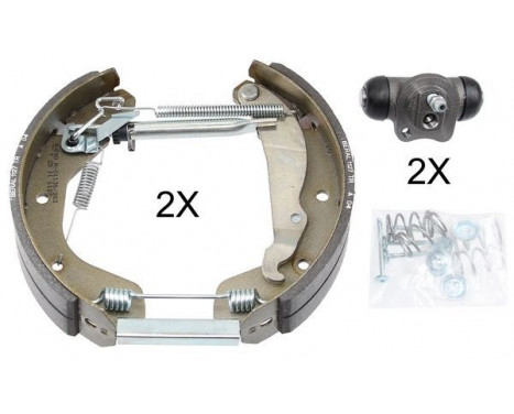 Brake Shoe Kit SMARTKIT 111433 ABS