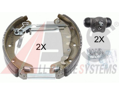 Brake Shoe Kit SMARTKIT 111433 ABS, Image 2