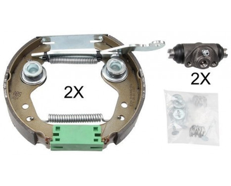 Brake Shoe Kit SMARTKIT 111434 ABS