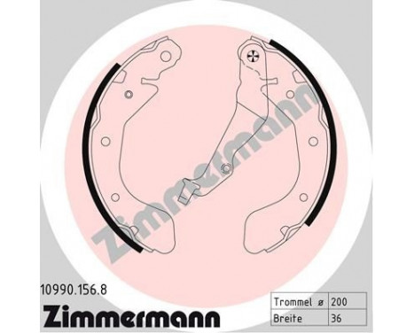 Brake Shoe Kit, Image 2