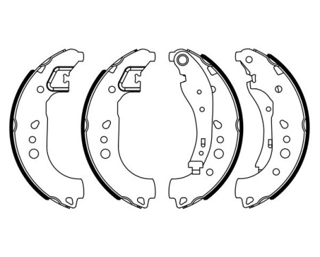 Brake Shoe Kit, Image 5