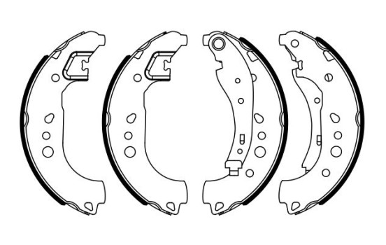 Brake Shoe Kit, Image 2