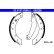Brake shoe set 03.0137-0258.2 ATE