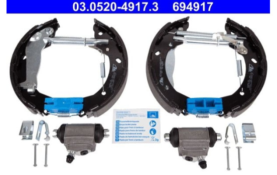 Brake shoe set 03.0520-4917.3 ATE