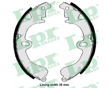 Brake Shoe Set 04530 Lpr, Image 3