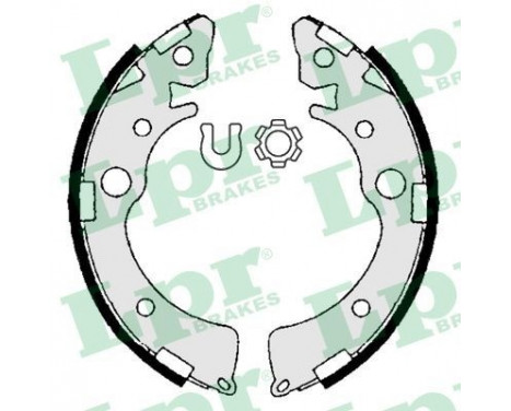 Brake Shoe Set 06980 Lpr, Image 3