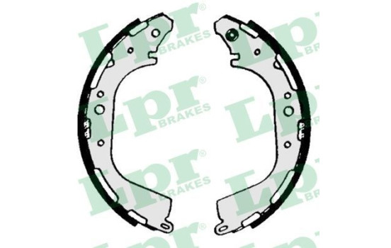 Brake Shoe Set 07040 Lpr, Image 2