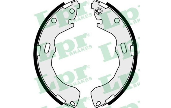 Brake shoe set 08030 Lpr