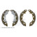 Brake Shoe Set ADBP410006 Blue Print, Thumbnail 2