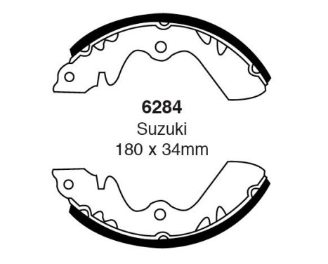 Brake shoe set Brake Shoes