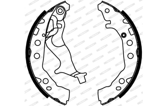 Brake shoe set FSB4335 Ferodo, Image 3