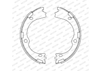 Brake shoe set FSB4342 Ferodo