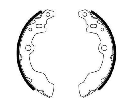 Brake shoe set GS8302 TRW, Image 2