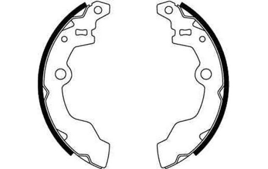 Brake shoe set GS8302 TRW, Image 2