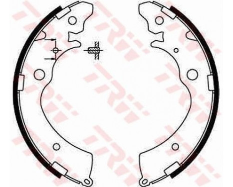 Brake Shoe Set GS8559 TRW