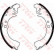 Brake shoe set GS8648 TRW