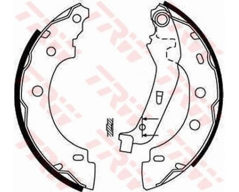 Brake Shoe Set GS8650 TRW