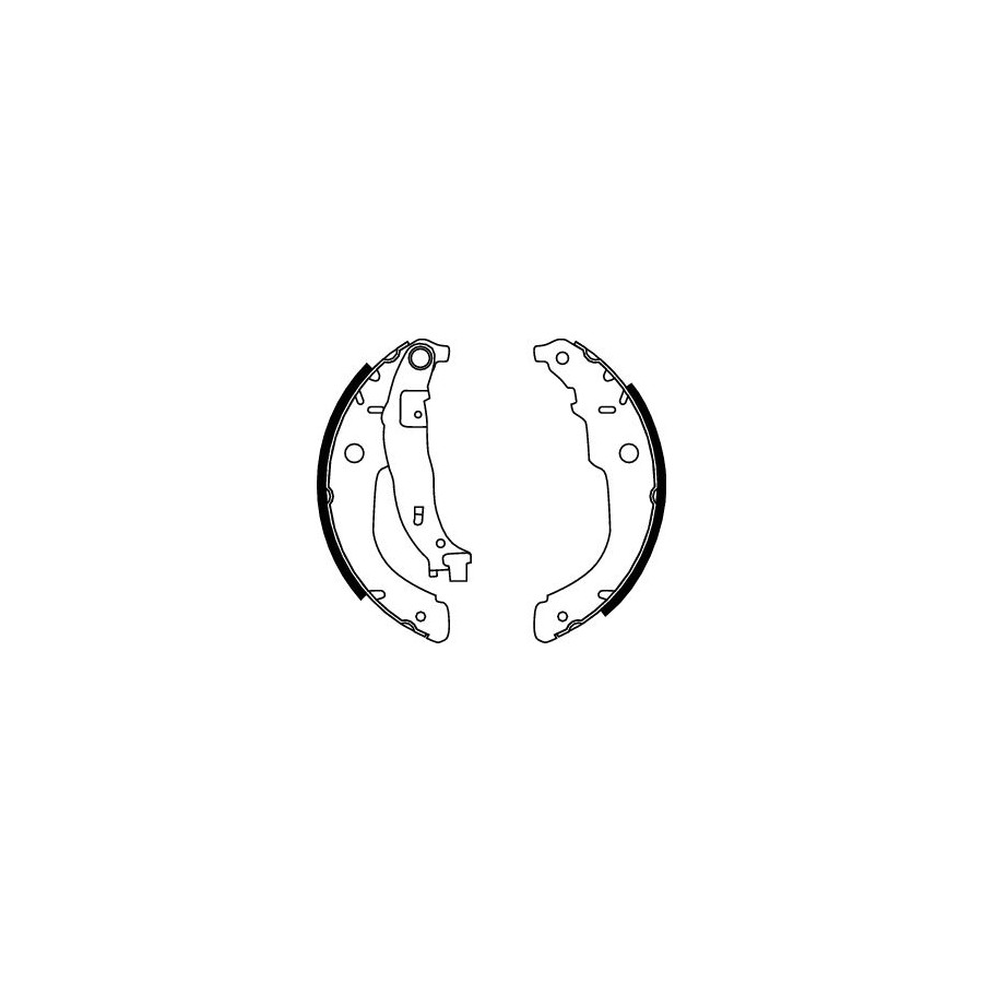 Brake Shoe Set GS8731 TRW Winparts.eu Brake shoe kit