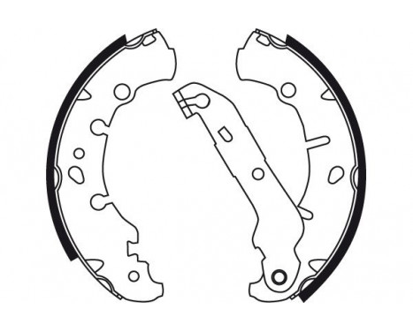 Brake Shoe Set GS8742 TRW, Image 2