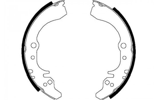 Brake Shoe Set KBS-1912 Kavo parts
