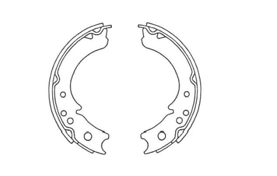 Brake Shoe Set KBS-3914 Kavo parts
