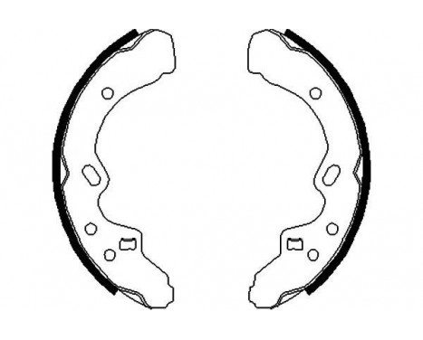 Brake Shoe Set KBS-5418 Kavo parts