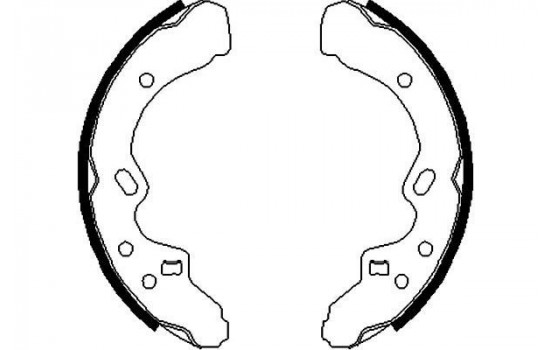 Brake Shoe Set KBS-5418 Kavo parts