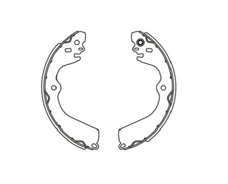 Brake Shoe Set KBS-7413 Kavo parts