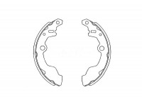 Brake Shoe Set KBS-8401 Kavo parts