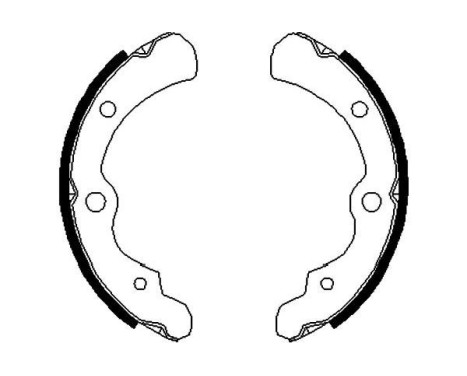 Brake Shoe Set KBS-8402 Kavo parts