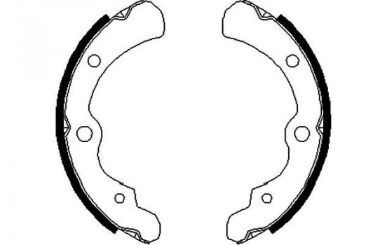 Brake Shoe Set KBS-8402 Kavo parts