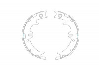 Brake Shoe Set KBS-9910 Kavo parts