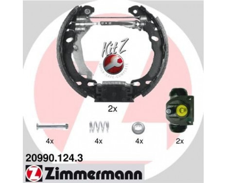 Brake Shoe Set KIT Z, Image 2