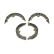 Brake Shoe Set, parking brake PREMIER FSB4066 Ferodo