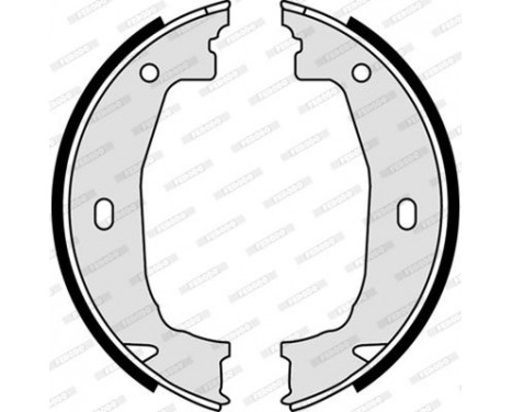 Brake Shoe Set, parking brake PREMIER FSB592 Ferodo, Image 2