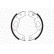 Brake Shoe Set, parking brake PREMIER FSB663 Ferodo, Thumbnail 2
