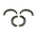 Brake Shoe Set, parking brake PREMIER FSB690 Ferodo
