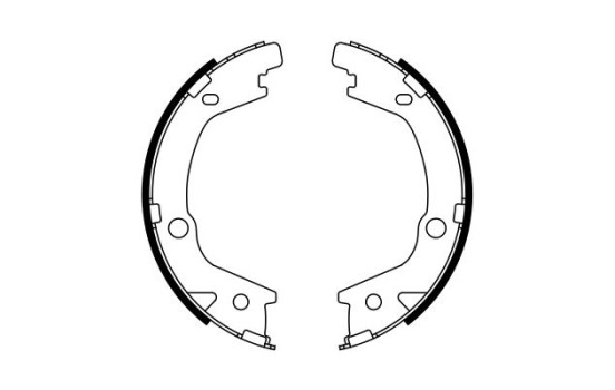 Brake Shoe Set, parking brake