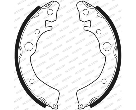 Brake Shoe Set PREMIER FSB204 Ferodo, Image 3