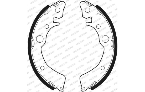 Brake Shoe Set PREMIER FSB204 Ferodo, Image 3