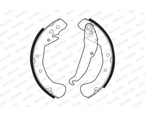 Brake Shoe Set PREMIER FSB545 Ferodo, Image 2