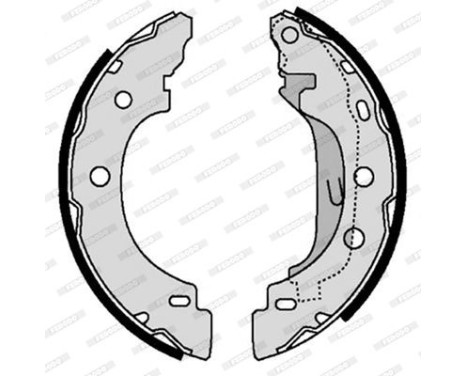 Brake Shoe Set PREMIER FSB583 Ferodo, Image 3