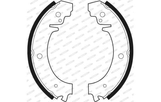 Brake Shoe Set PREMIER FSB59 Ferodo, Image 3