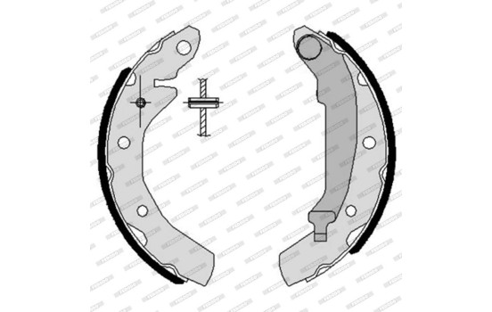 Brake Shoe Set PREMIER FSB595 Ferodo, Image 3