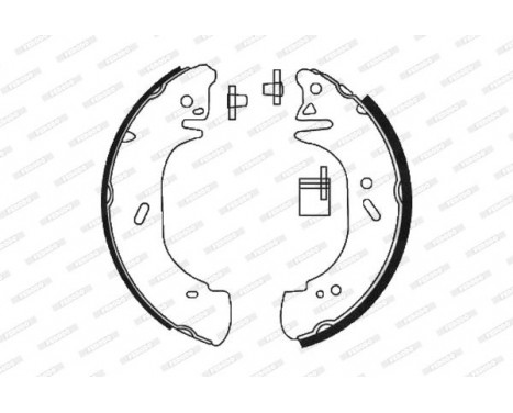 Brake Shoe Set PREMIER FSB618 Ferodo