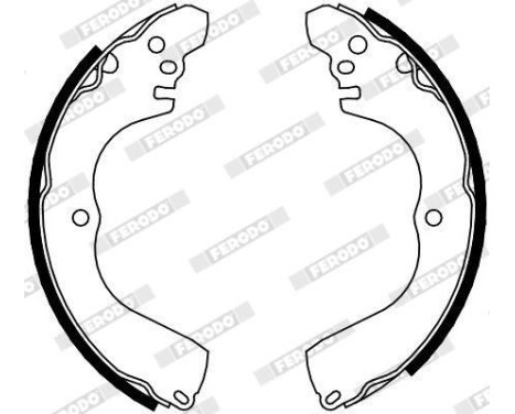 Brake Shoe Set PREMIER FSB638 Ferodo, Image 2