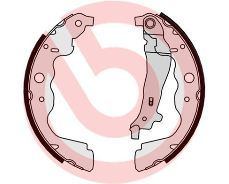 Brake shoe set S 68 546 Brembo