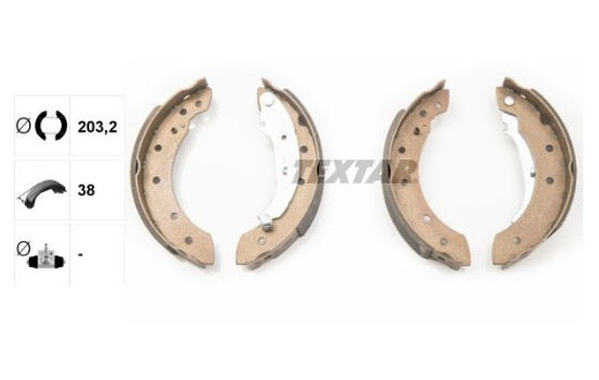 Brake Shoe Set, Image 3