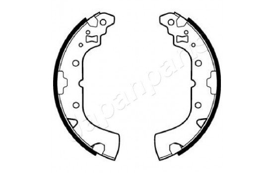 Brake shoe set