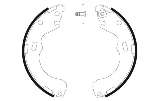 Brake Shoe Set, Image 2